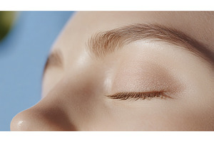 Closed Eye with Light Brown Lashes, a Beauty & Fashion Photo by Lermont51