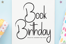 Book Birthday | Script Font