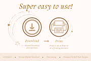 Elegant Round Stickers, a Stationery Template by Hell Yeah Designs (Thumbnail 2 of 5)