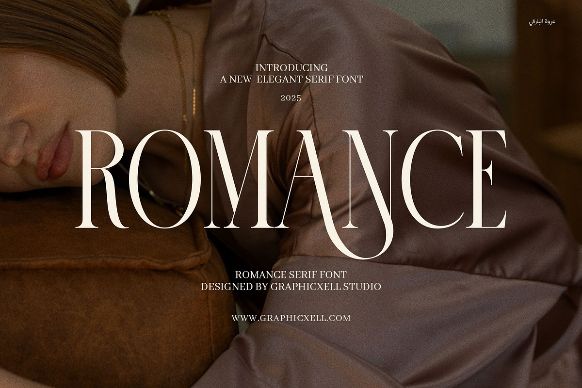 Romance Elegant Serif Font, a Serif Font by Graphicxell (Photo 1 of 8)