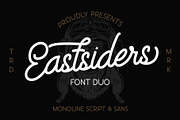 Eastsiders - Monoline Font Duo, a Script Font by Wellscript Studio (Thumbnail 1 of 14)