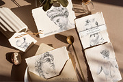 White Antique Aesthetics Watercolor, a Texture Illustration by Cat In Colour (Thumbnail 3 of 10)