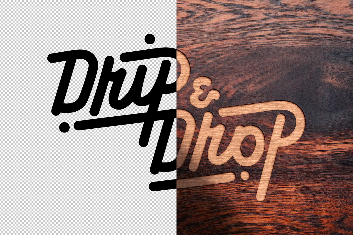 Vintage Woodcut Text Template, a Layer Style Add-On by Design Squad (Photo 3 of 5)