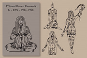 MYSTICAL - Spiritual Mystic Magic, an Illustration by Artolabs (Thumbnail 2 of 10)