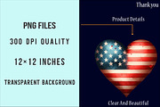 Vintage Grunge American Flag Clipart, an Illustration by SinaCreation (Thumbnail 4 of 5)