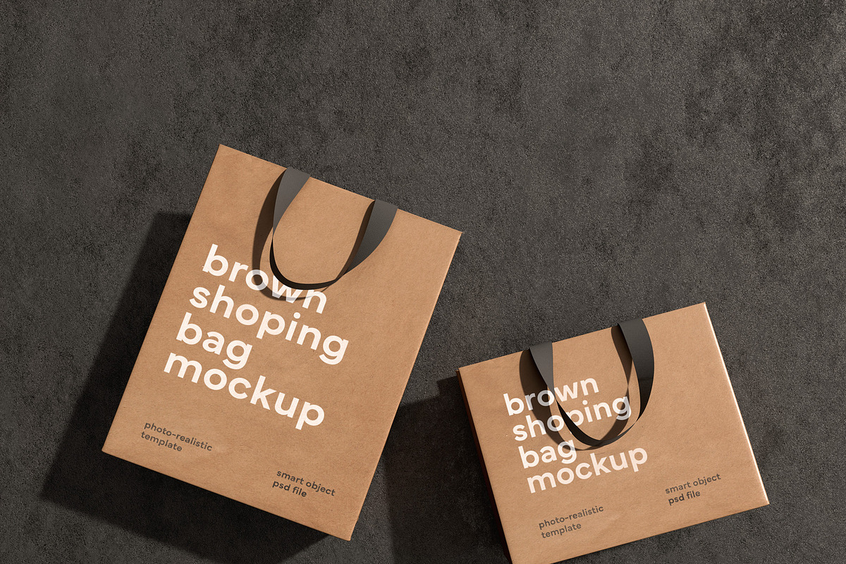 Shopping Bag Mockups, a Packaging Mockup by Graphicsfuel (Photo 4 of 21)