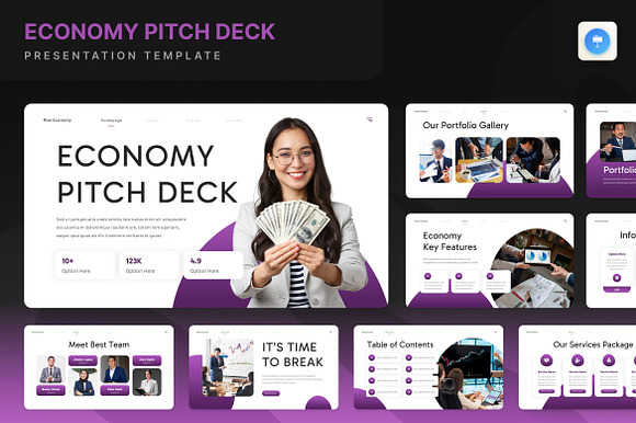 Economy Pitch Deck preview 8