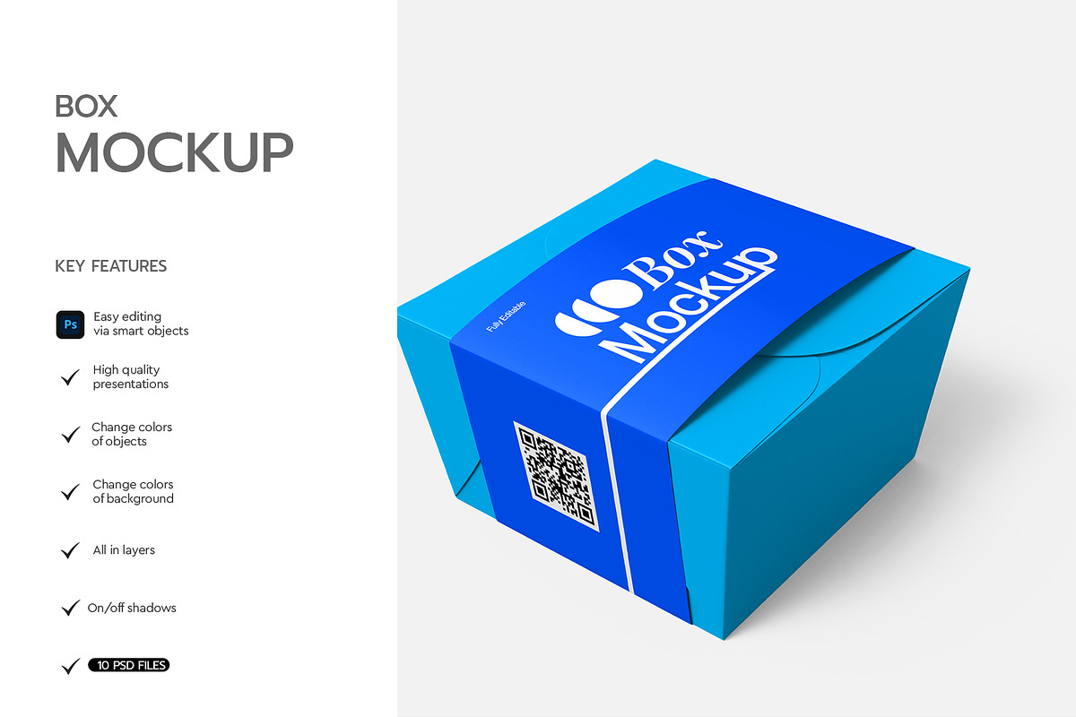 Takeaway Food Box Mockup Pack, a Packaging Mockup by graphypix (Photo 5 of 15)