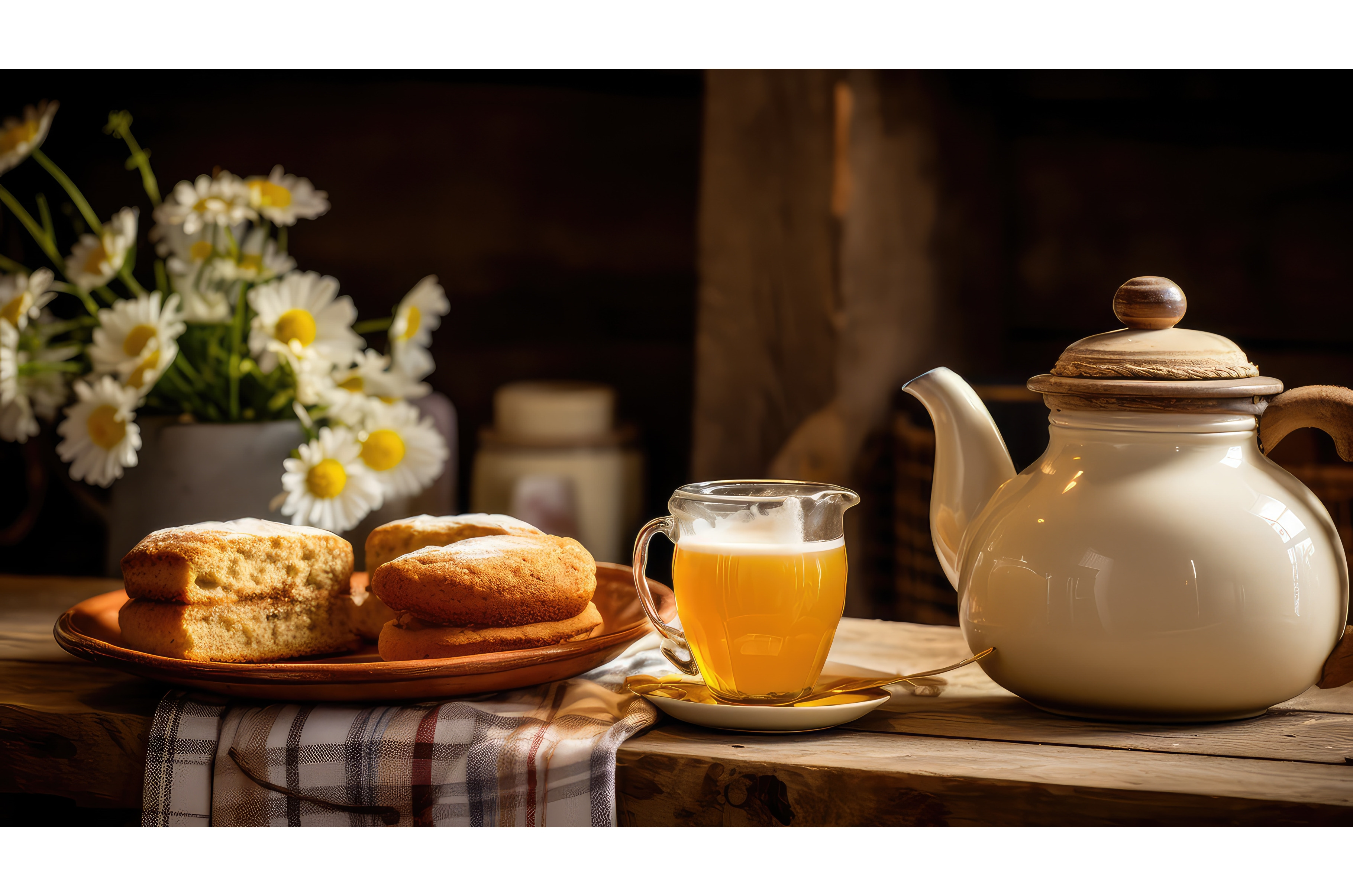 background breakfast tea drink, a Food & Drink Photo by pikepicture