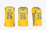 Basketball Jersey Mockup, a Product Mockup by OneVectorStock (Thumbnail 2 of 3)