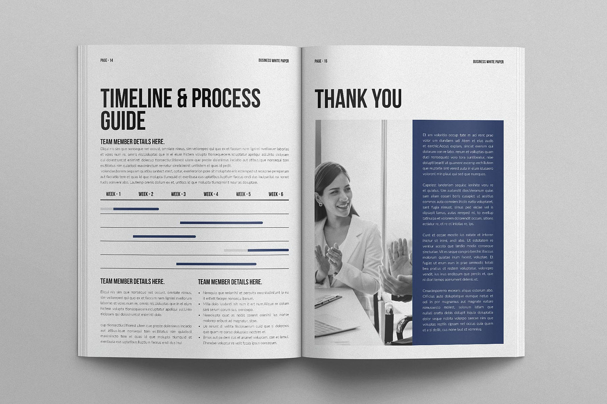 Business White Paper Template, a Brochure Template by E-Type (Photo 6 of 7)