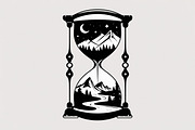 Timeless Nature Hourglass Set, an Illustration by Creativeshirt (Thumbnail 3 of 7)