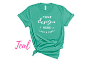 Bella Canvas TShirt Mockups On White, a Shirt Mockup by lock and page (Thumbnail 42 of 92)