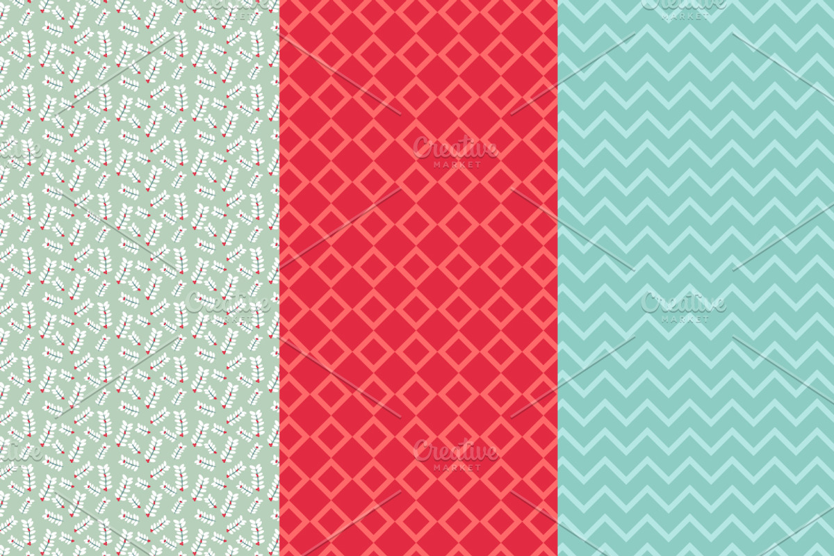 Christmas vector seamless pattern, a Pattern Graphic by MM Studio (Photo 5 of 5)