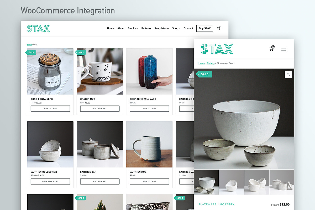 STAX - WordPress Multi-Purpose Block, a WordPress Template by Organic Themes (Photo 2 of 5)