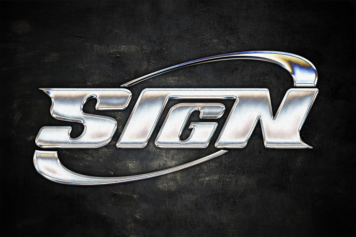 Chrome Silver Text Effects, a Layer Style Add-On by Sixtysix Labs (Photo 4 of 9)