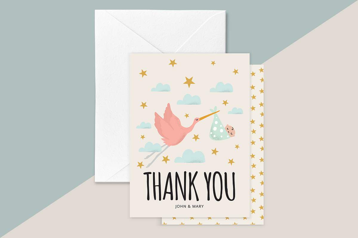 Baby Shower Invitation Templates, a Card Template by Pixejoo (Photo 3 of 5)