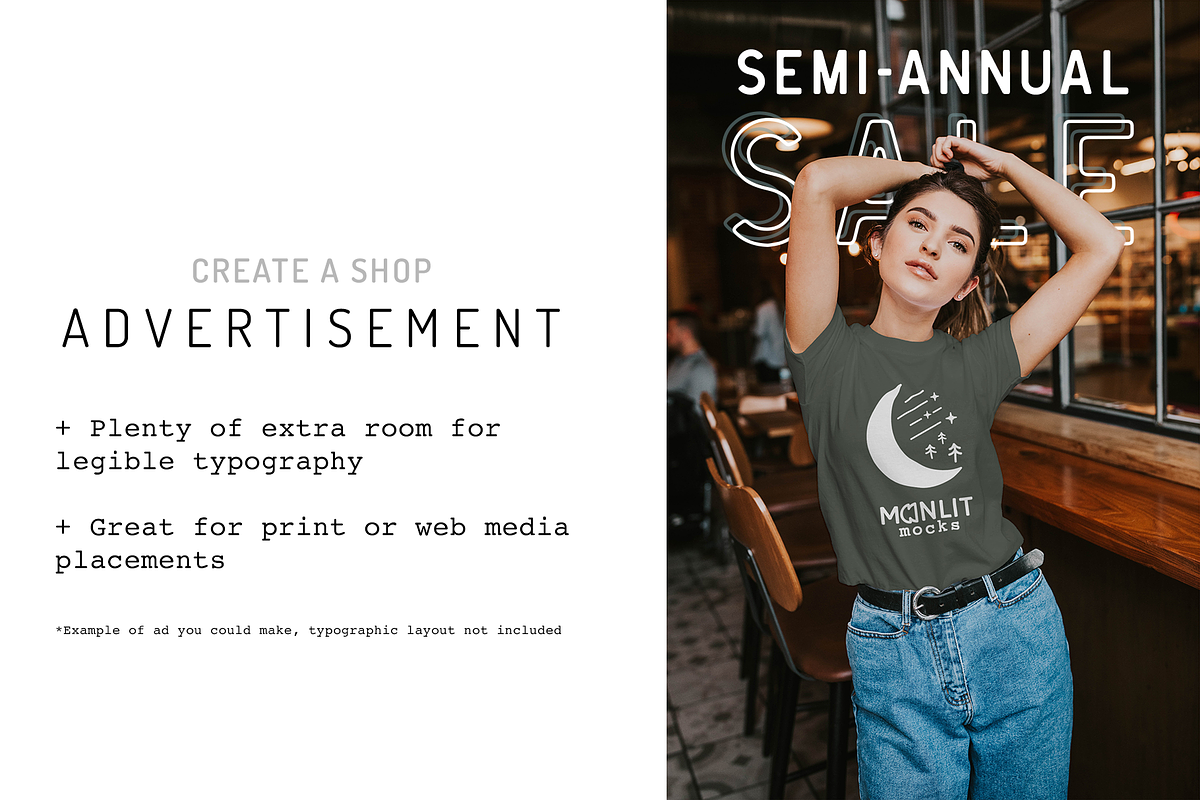 Comfort Colors C333 Shirt Mockup, a Shirt Mockup by Moonlit Mocks (Photo 5 of 6)
