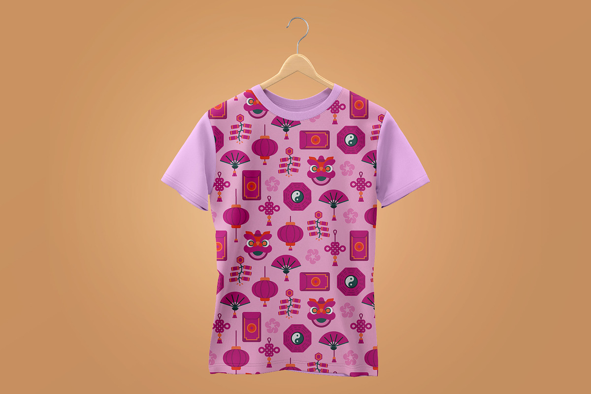 Chinese New Year Seamless Pattern, a Pattern Graphic by Digital Studio (Photo 5 of 7)