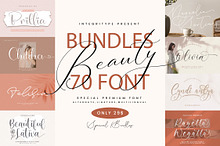 Beautiful and Lovely Font Bundles