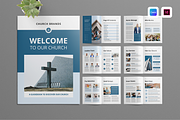 Church Welcome Booklet, a Brochure Template by Leaflove (Thumbnail 1 of 10)
