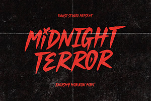 Midnight Terror - Horror Font, a Font by Invasi Studio