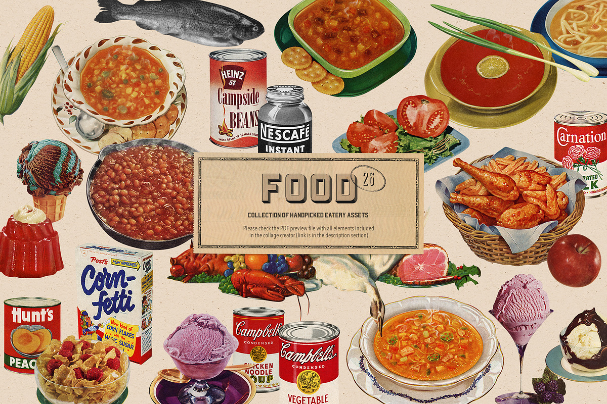 Vintage Collage Creator 1170+ Assets, an Object Graphic by Veris Studio (Photo 45 of 56)