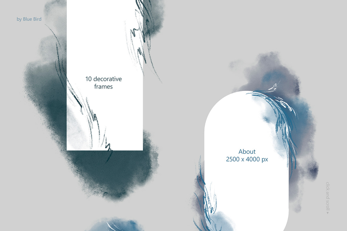 Beyond Watercolor. Abstract Set, an Object Illustration by Colden Blue (Photo 21 of 24)
