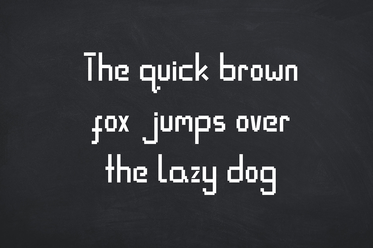 Pixel Rand, a Sans Serif Font by Dasagani (Photo 2 of 3)