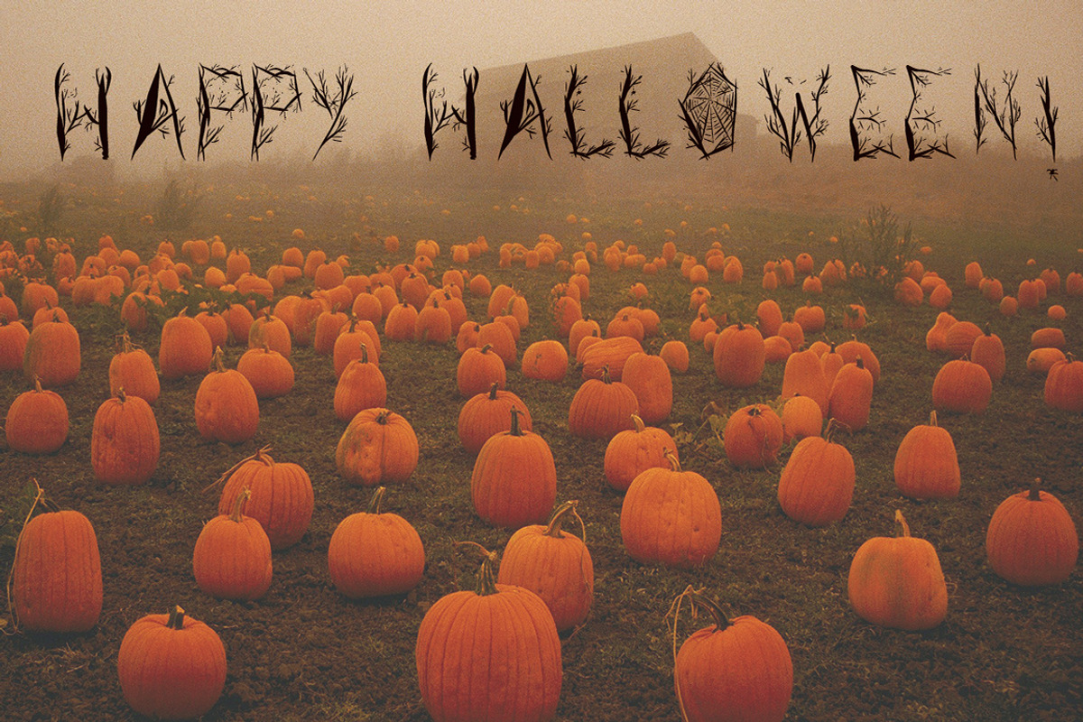 Halloween woody alphabet preview 5