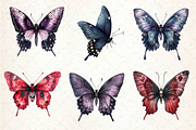 Gothic Spring Butterfly Clipart, an Illustration by Dream Creation (Thumbnail 5 of 5)