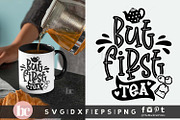 Tea SVG Bundle | Funny Tea Quotes, a Food Illustration by TheBlackCatPrints (Thumbnail 4 of 12)