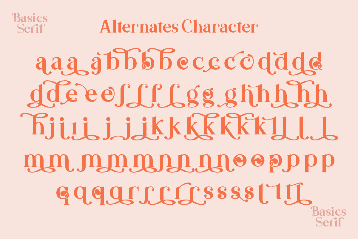 Basics Serif Font - 30% OFF, a Serif Font by Youthlabs Studio (Photo 21 of 25)