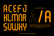 Morinite Modern Condensed Font, a Sans Serif Font by Vadovastd (Thumbnail 5 of 9)