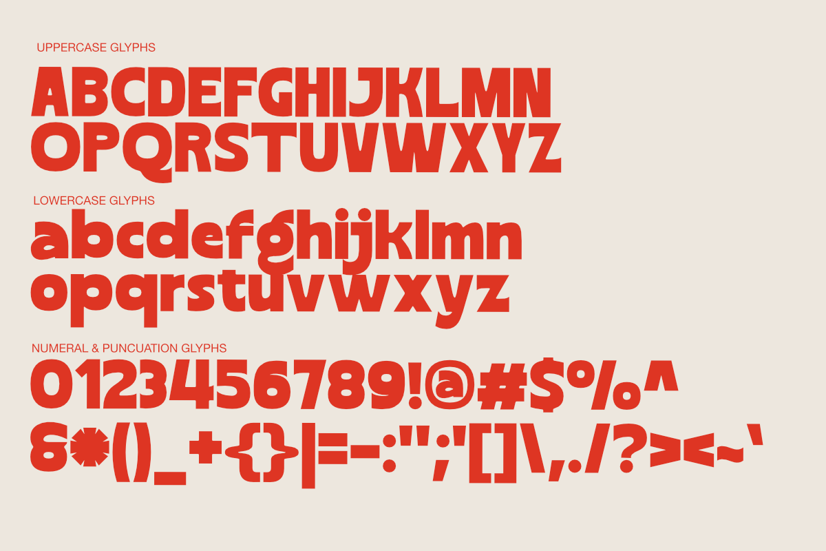 Blonkra – Chunky Bold Sans Font, a Sans Serif Font by Muksal Creative (Photo 9 of 10)
