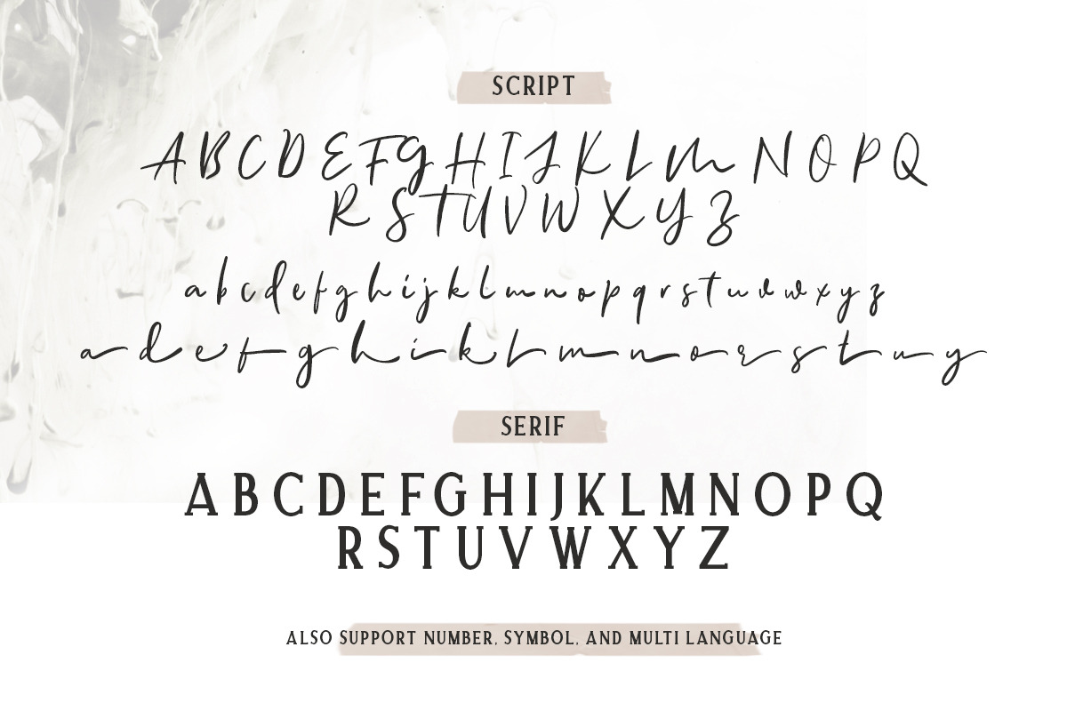 Allison Style - Font Duo, a Script Font by Sarid Ezra (Photo 9 of 10)