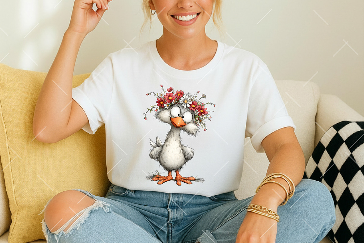 Whimsical Easter Bird Clipart, an Illustration by OK Design (Photo 5 of 6)