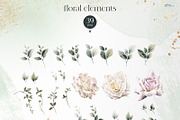 Watercolor Floral Bundle, a Texture Illustration by ollalya (Thumbnail 34 of 112)