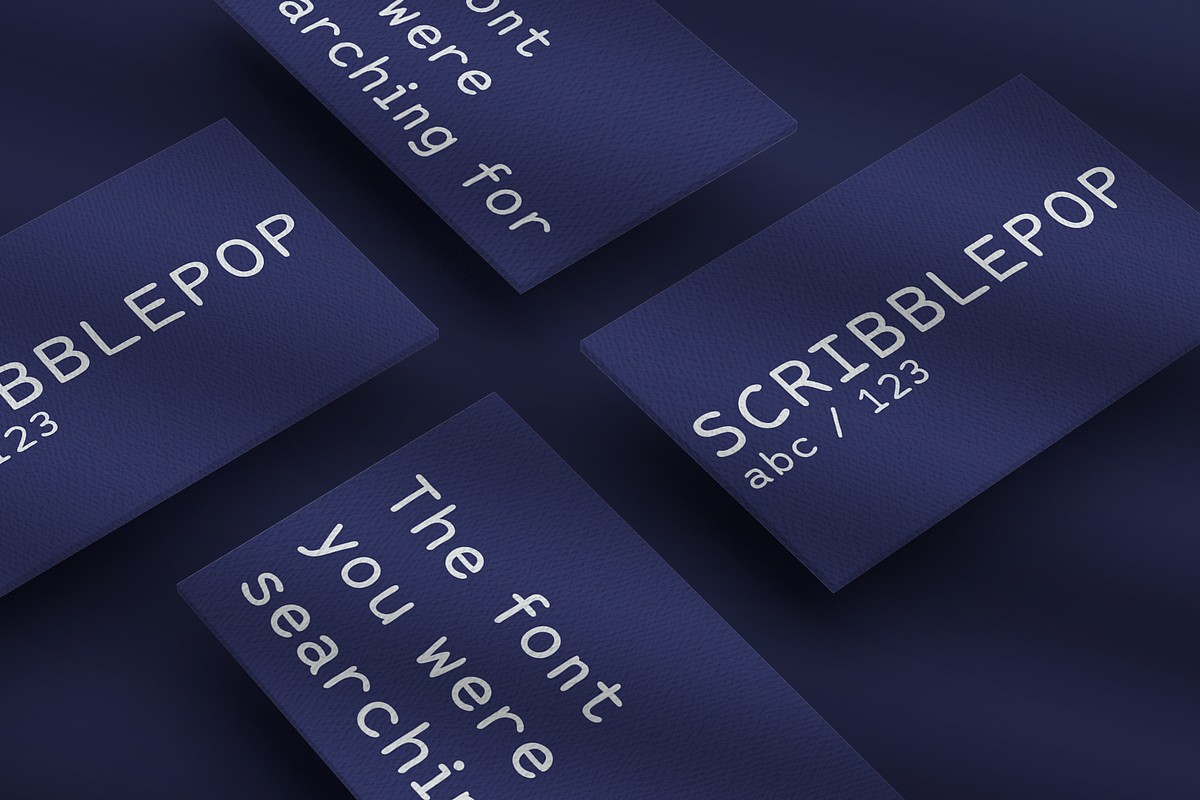 ScribblePop Font, a Handwritten Font by Redmixx Design (Photo 2 of 6)