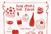 Mon Amore Por Favor. Hand draw art, an Object Graphic by ma_i_vi (Thumbnail 5 of 12)