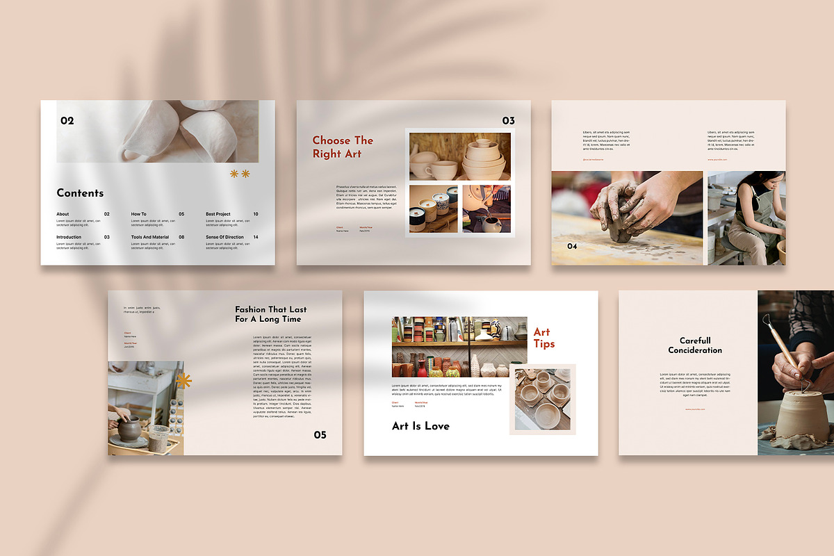 Minimal Art Portfolio, a Stationery Template by Neermana (Photo 3 of 4)