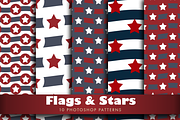 Flags and Stars, a Pattern Graphic by Digital Art Creations (Thumbnail 2 of 2)