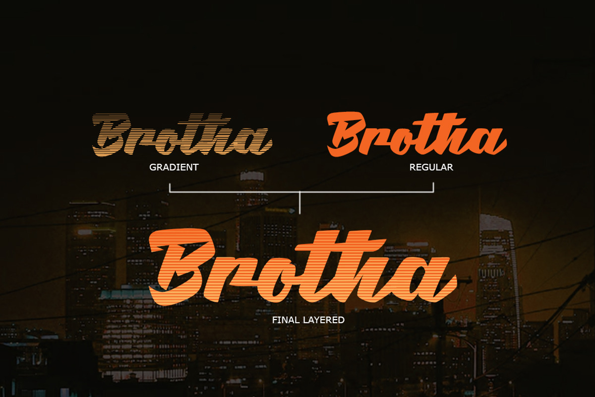 Brotha Script preview 6