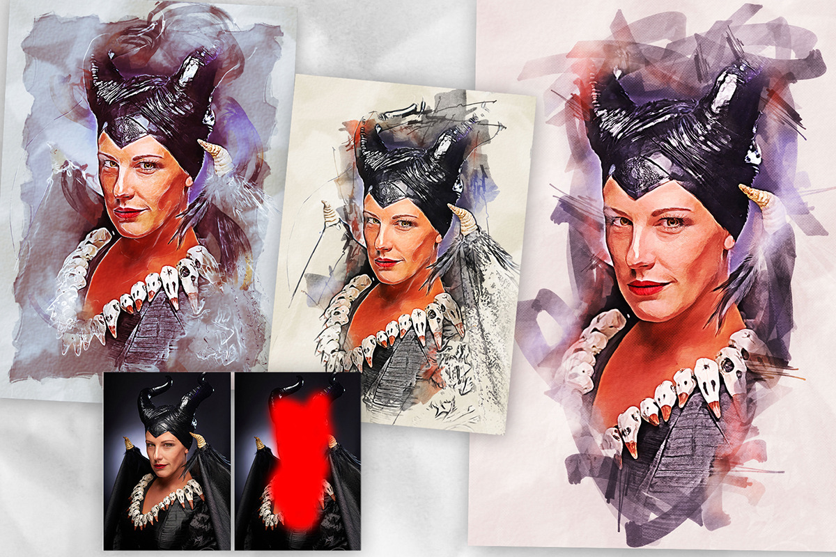 Marker Illustration Photoshop Action, an Action Add-On by GorynArt (Photo 3 of 15)