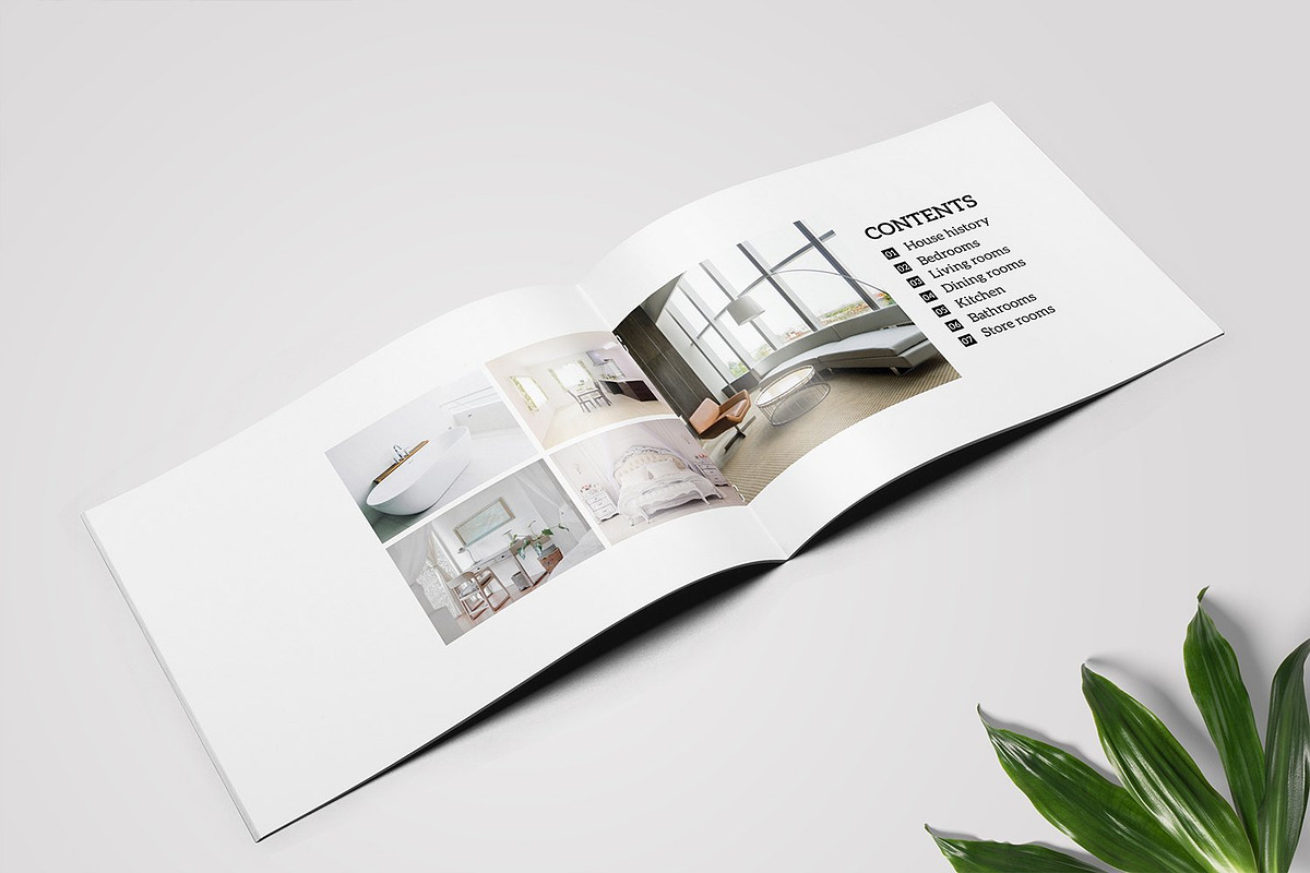 Interior Design Brochure Template, a Brochure Template by Template Shop (Photo 9 of 10)