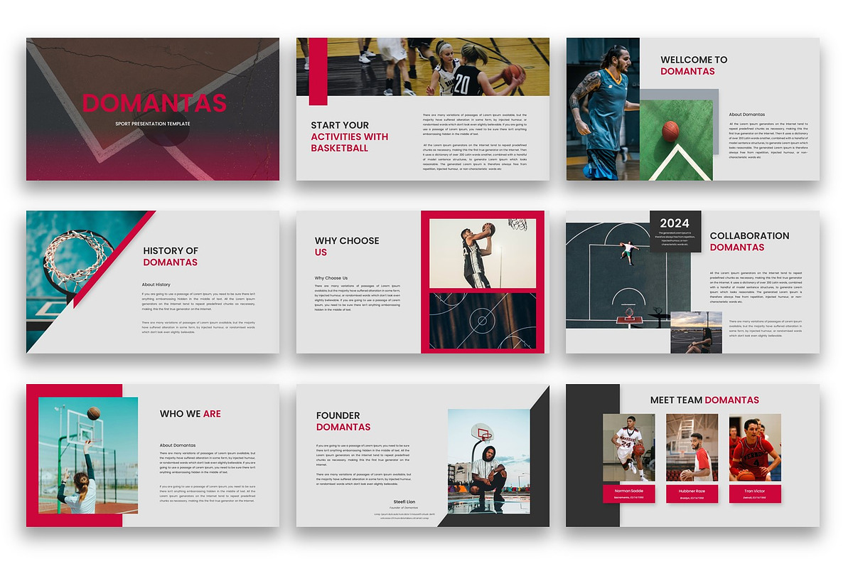 Domantas – Sports Keynote Template, a Presentation Template by kreatifreya (Photo 4 of 5)