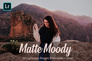 Matte Moody Presets Lightroom