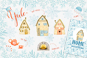 Christmas Gnomes Watercolor Winter, a Decorative Illustration by Watercolor Nomads (Thumbnail 7 of 13)