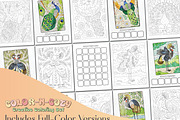 Digital Coloring Set, an Animal Illustration by Adirondack Canvas Studio (Thumbnail 7 of 8)