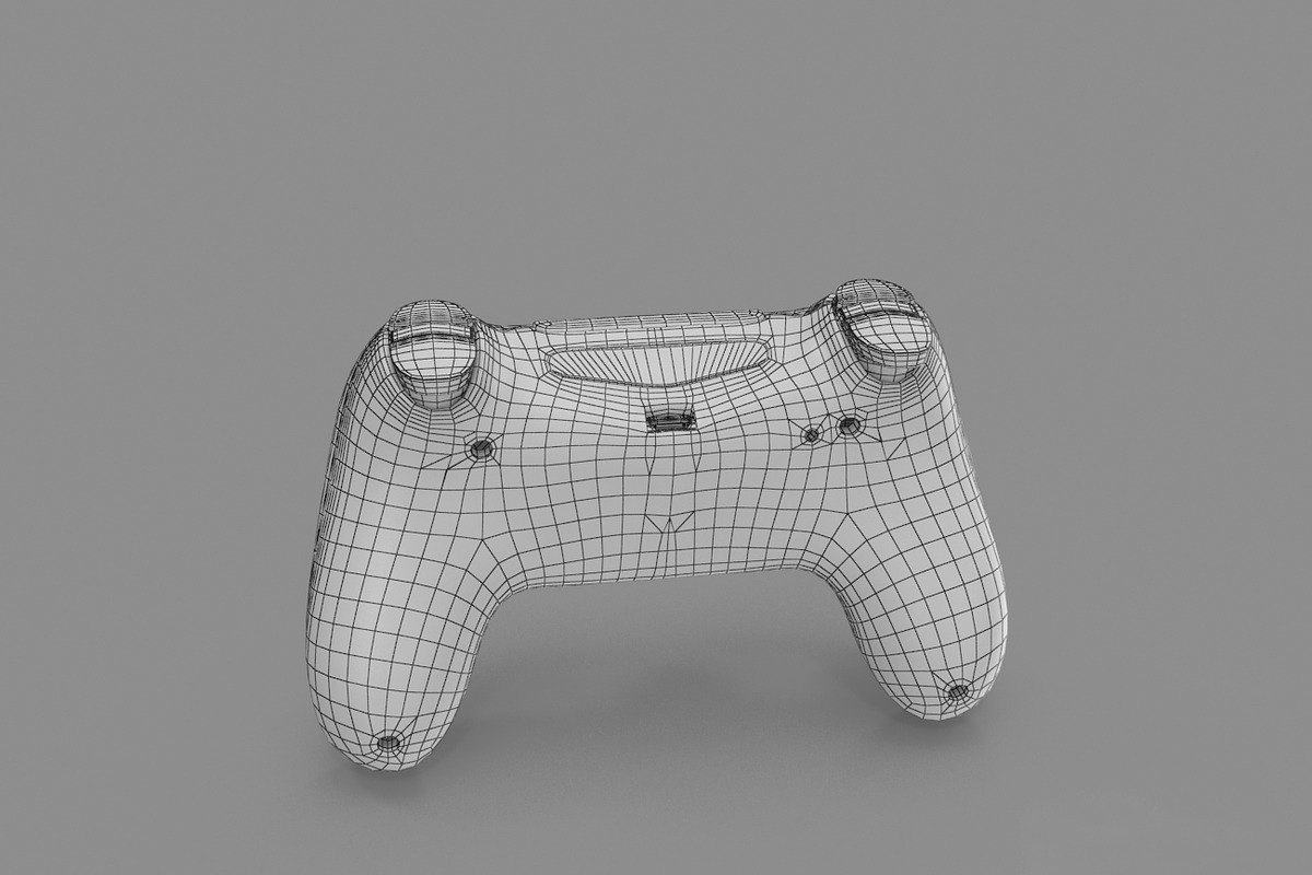 DualShock 4 Controller - White, an Object 3D Model by Tedi Permana (Photo 11 of 11)